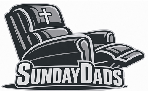 SundayDads — a recliner with a cross on the headrest